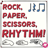 Rock, Paper, Scissors, RHYTHM! Quarter Note, Rest, and Bea
