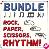 Rock, Paper, Scissors, RHYTHM! Standard Notation Team Game BUNDLE