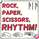Rock, Paper, Scissors, RHYTHM! Syncopa STICK Notation