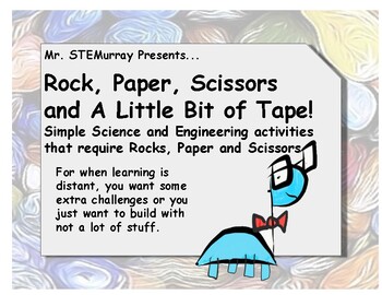 Preview of Rock, Paper, Scissors...STEM! Simple activities for distance and home learning.