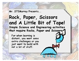 Rock, Paper, Scissors...STEM! Simple activities for distan