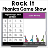Phonics Game Show Jeopardy Style Letters Beginning and End