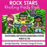 Rock Star End of Year Reading Activities and Party Pack
