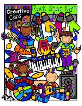 rock star clip art for kids