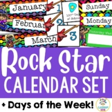 Rock Star Monthly Calendar Set (+ special days) & Days of 