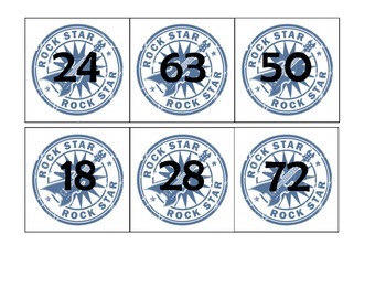 Rock Star Multiplication Musical Chairs