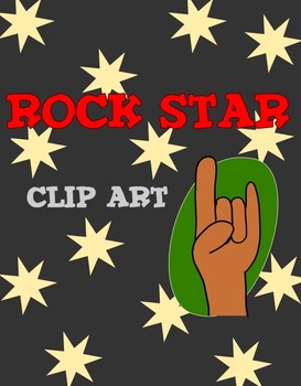 rock star border clip art