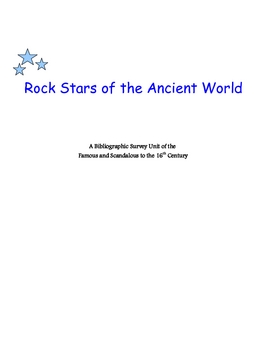 Preview of Rock Stars of the Ancient World  - A Bibliographic Survey Unit