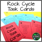 Rock Cycle Review Task Cards: Rock Cycle, Igneous, Sedimen
