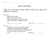 Rock Type Mystery Riddles - Editable