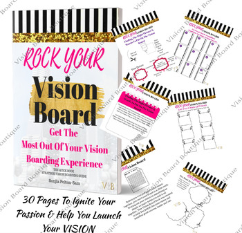 Rock Your Vision Board Paperback by Vision Board Boutique | TpT