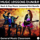 Rock and Pop Music Lessons and Worksheets Mini Bundle