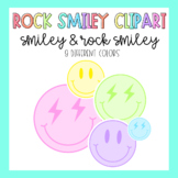 Rock and Rainbow Classroom Decor - Smiley Face Clip Art