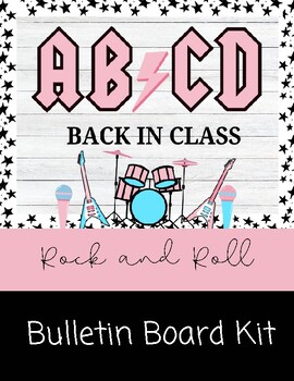 Preview of Rock and Roll Bulletin Board Kit-BOY/After Break
