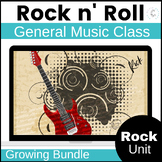 Rock and Roll History Music Unit Growing Bundle General Mu
