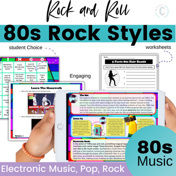 Preview of Rock and Roll Music History 1980s synthesized electronic music and MTV Hits