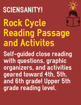 Preview of Rock and Roll Over and Over: The Rock Cycle - Reading Passage and Activities