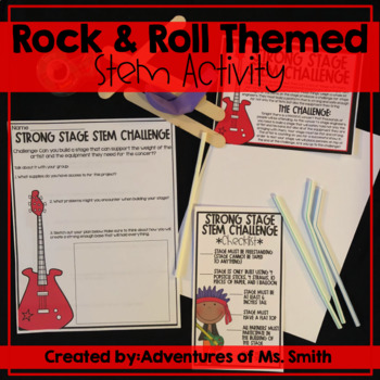 Preview of Rock and Roll Themed STEM Activity