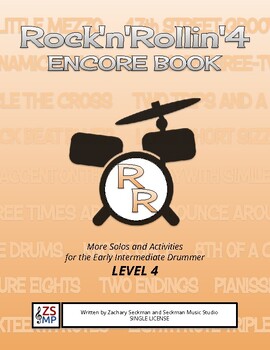 Preview of Rock'n'Rollin' 4: ENCORE for the Early Intermediate Drummer