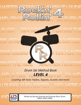 Preview of Rock'n'Rollin' 4: Early Intermediate Drumset Method - SINGLE USE LICENSE