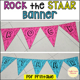 Rock the STAAR Test banner pennant