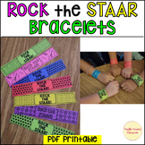 Rock the STAAR Test bracelets brag motivational