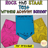 Rock the Staar Test Writing Activity Banner