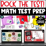 4th Grade Math Test Prep Activities with Digital Math Activities