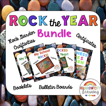 Rock the Year Bundle: Rock Garden Craftivities, Certificates, and Booklets