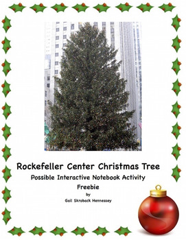 Preview of Rockefeller Center Christmas Tree( Fun Facts): Interactive Notebook Activity2023