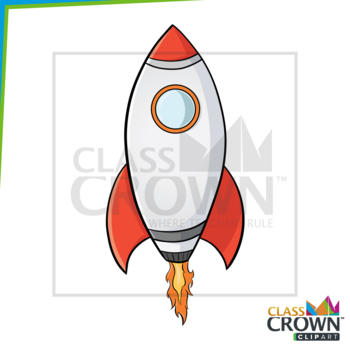 space rocket clipart