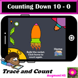 Rocket Countdown 10 - 0 Boom Cards™