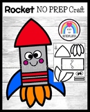 Rocket Craft - NO PREP Center Activity - FREE Preview - Ou
