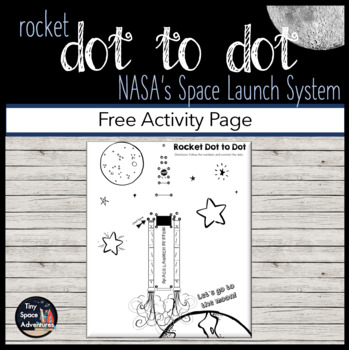 Preview of Rocket Dot to Dot Activity Page; NASA's Space Launch System