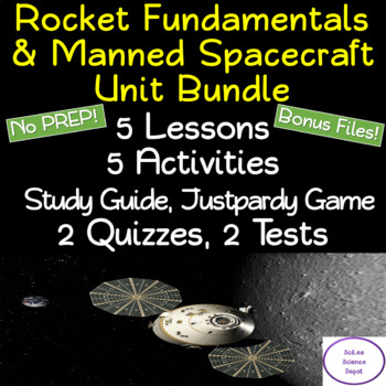 Preview of Rocket Fundamentals & Manned Spacecraft 15 Day Unit Bundle : NO PREP!