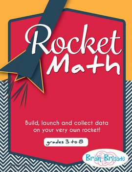 Preview of Rocket Math | Geometry, Protractor, Averaging, Measurement STEM