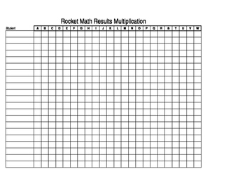 rocket math progress spreadsheet by sandi johnson tpt