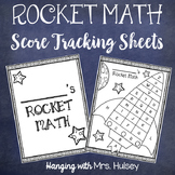 Rocket Math: Score Tracking Sheets