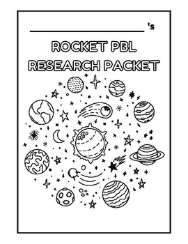 Preview of Rocket PBL Student Research Packet for Gifted & Talented - IIM Process