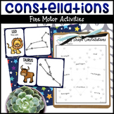 Stars & Constellations Cards & Shape Construction for Space Theme