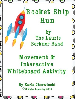 Preview of Rocket Ship Run Song and Activities for Interactive Whiteboard