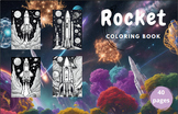 Rocket coloring book: coloring book for you children size 