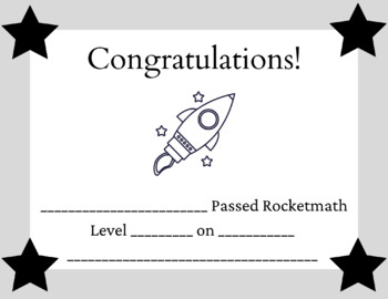 Preview of Rocket-math Certificate