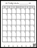 Rocketbook Monthly Calendar Template (Letter Size)
