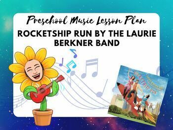 Preview of Rocketship Run Monthly Preschool Music Lesson Plan