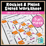 Rockies and Plains States Worksheet 