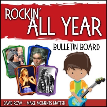 Preview of Rockin' All Year: A Musical Bulletin Board for Every Month! BUNDLE