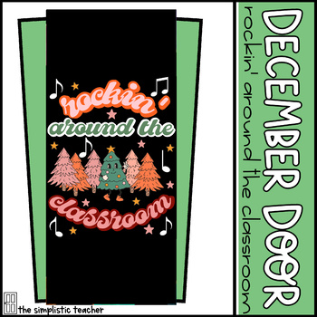 Rockin\' Around the Classroom Christmas Door Decoration Kit or ...