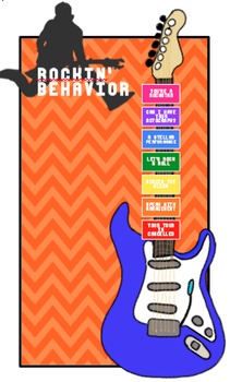 Preview of Rockin' Behavior Chart/Clip System for any Classroom