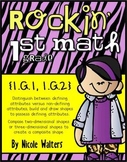 Rockin’ First Grade Geometry {Common Core Aligned 1.G.1, 1.G.2}